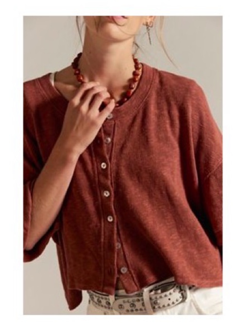 Free People We The Free Flashback
Cardi Tee